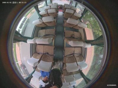 fisheye camera view bus fisheye cameras